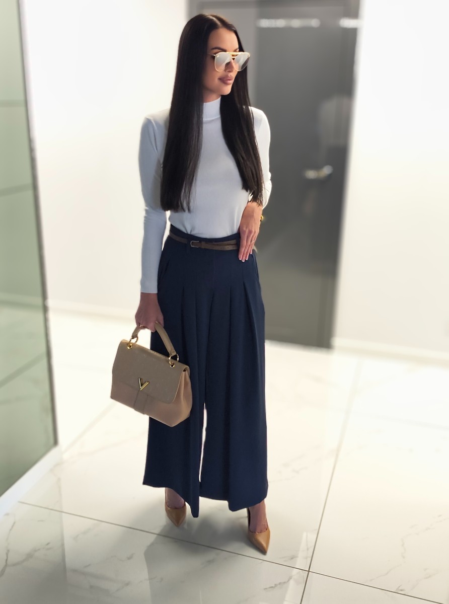 SPODNIE ELEGANT MINTH GRANAT