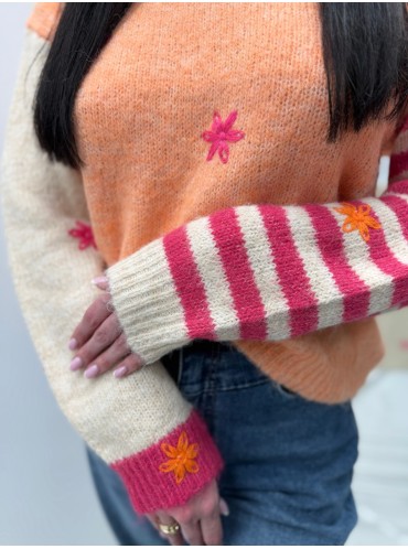 SWETER DAISY ORANGE 2