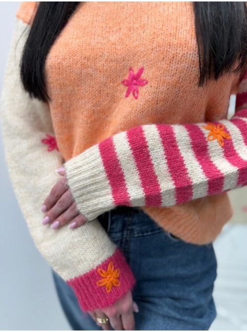 SWETER DAISY ORANGE