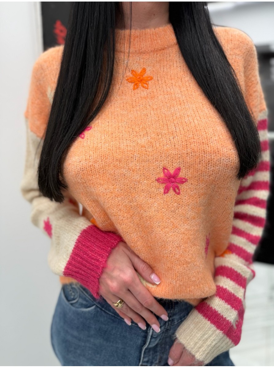 SWETER DAISY ORANGE