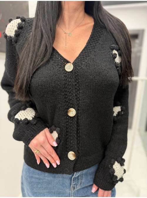 SWETER BLACK BLOOM