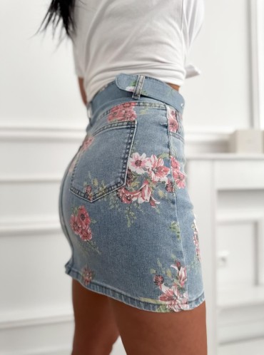SPÓDNICA DENIM BLOOM 2